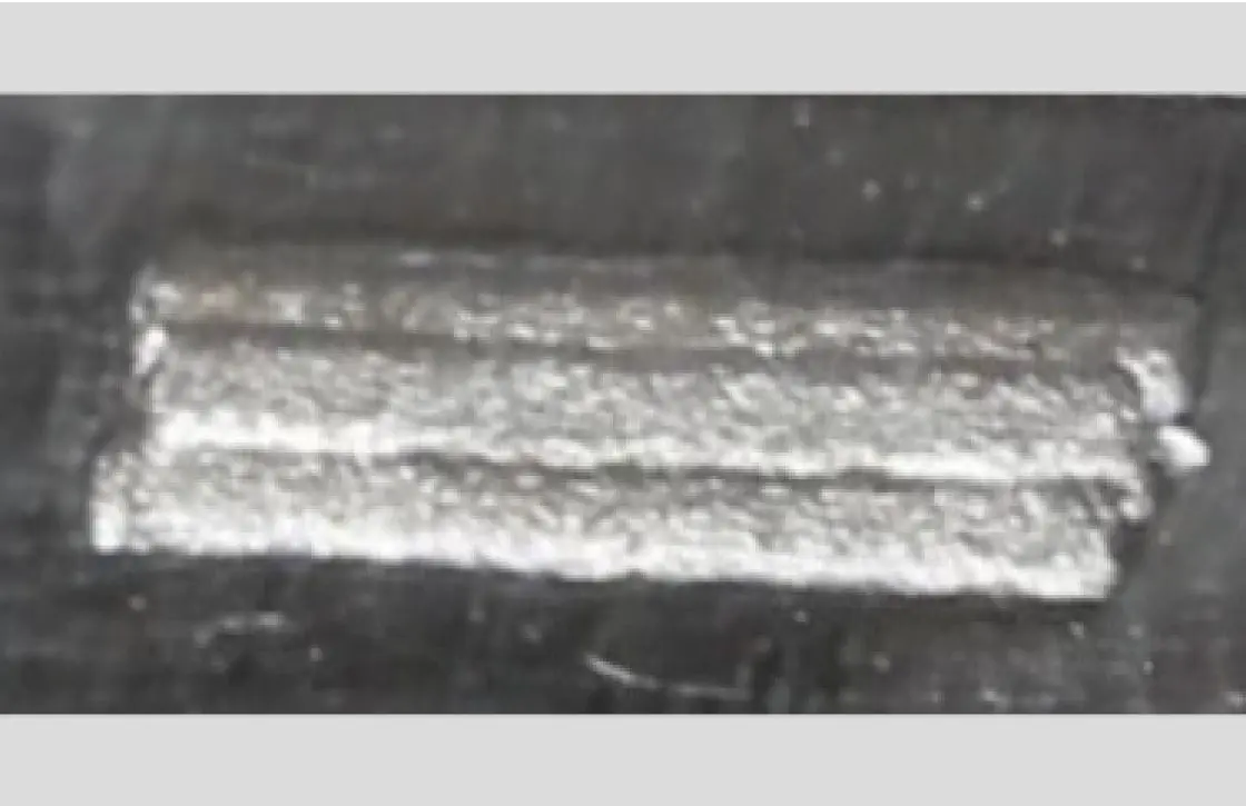 Наплавленные лазером валики проволоки