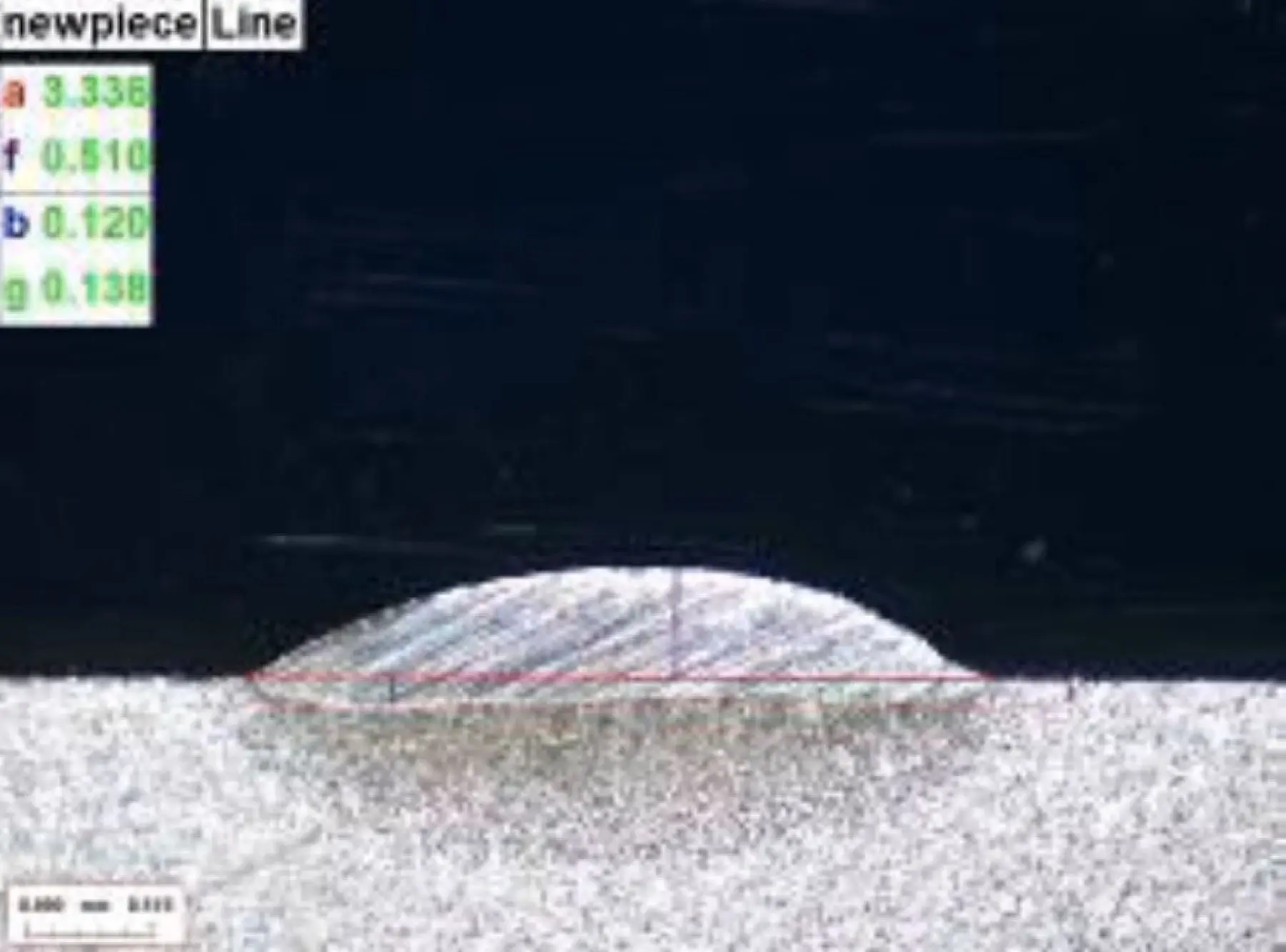 Лазерная наплавка порошковой проволокой вразрезе