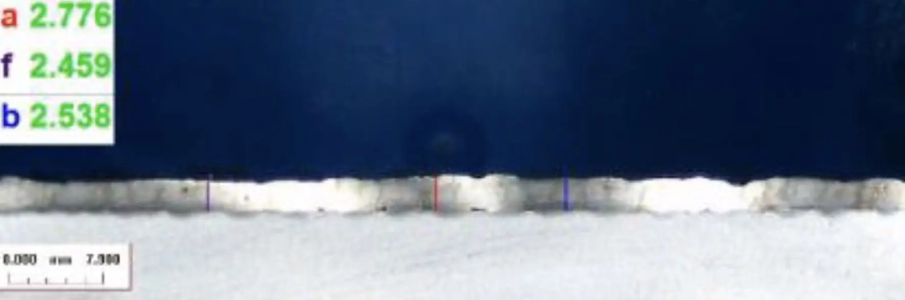 Лазерная наплавка порошковой проволокой вразрезе