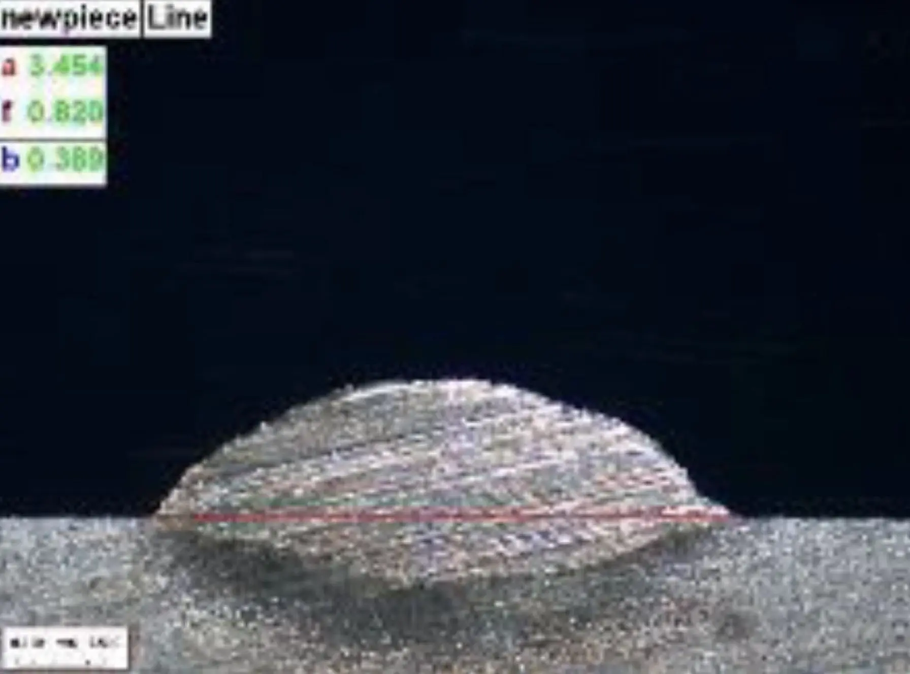 Лазерная наплавка порошковой проволокой вразрезе