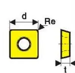 Твердосплавная сменная пластина для сверления SPGG-090408DK