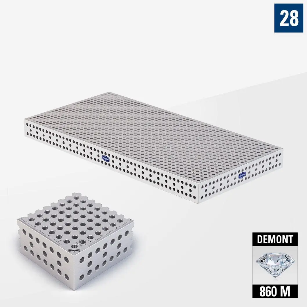 PROFI Premium LINE PP 3D Сварочный стол 2000х1000 Азотированный DEMONT 860 M Без опор PP28-01002-700