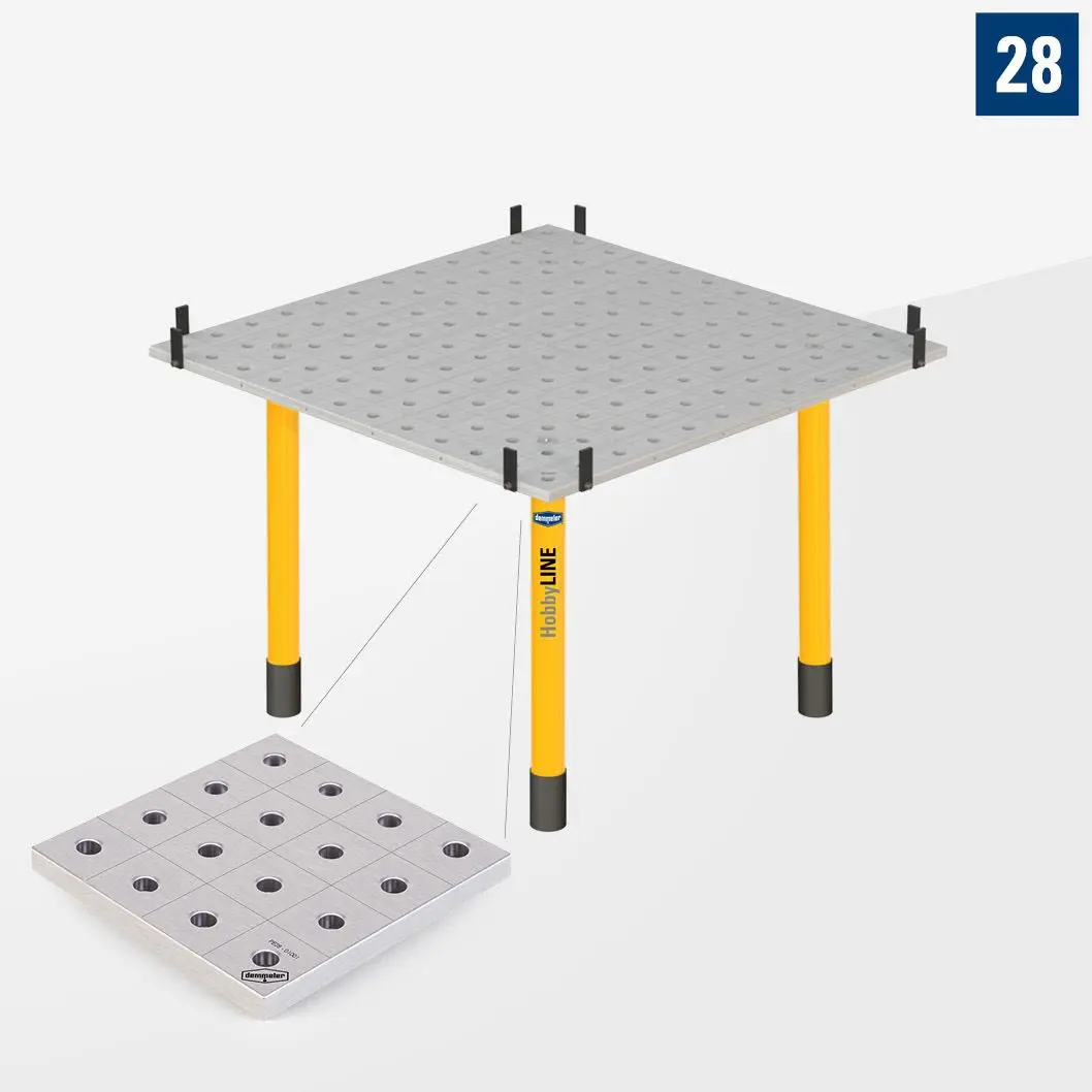 HobbyLINE H Плита 28 1200х1200 Со стандартными опорами H28-01056-001