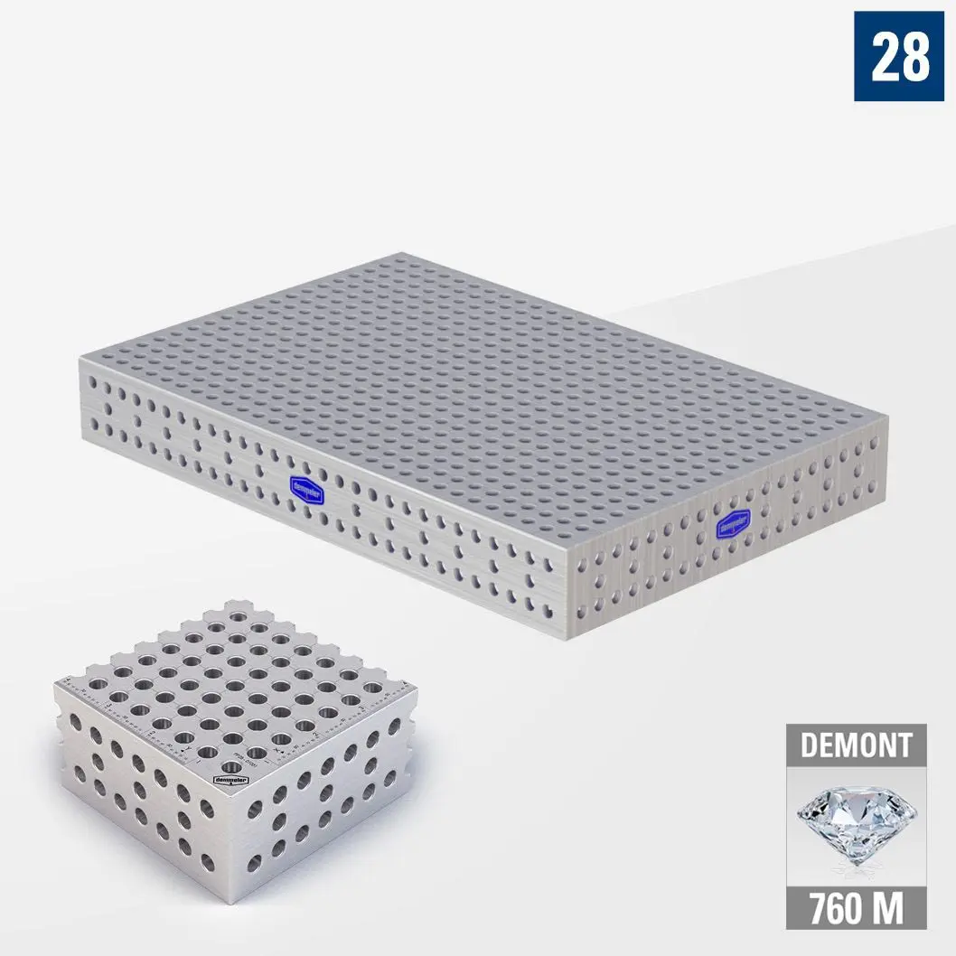 PROFI Premium LINE PP 3D Сварочный стол 1500х1000 Азотированный DEMONT 760 M Без опор PP28-01011-500