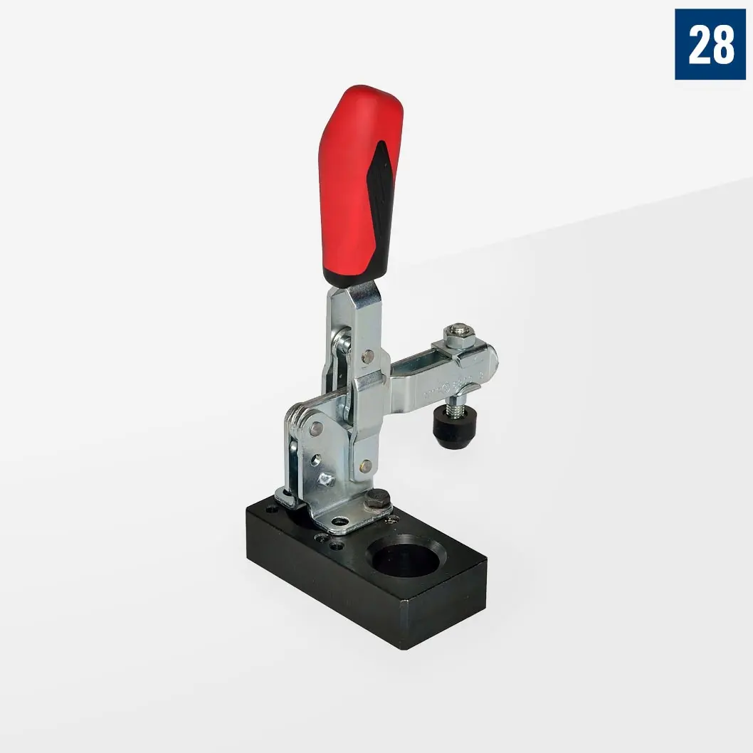 Вертикальное зажимное устройство с универсальным упором Арт. D28-08003-010