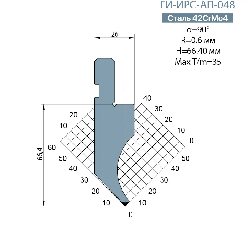 Пуансон Promecam-Amada ГИ-ИРС-AП-048