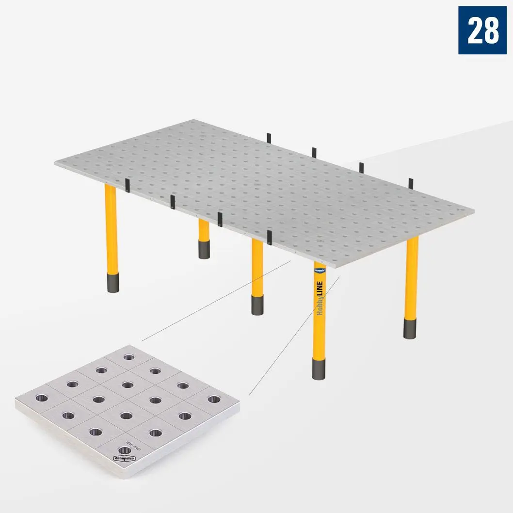 HobbyLINE H Плита 28 2400х1200 Со стандартными опорами H28-01003-001