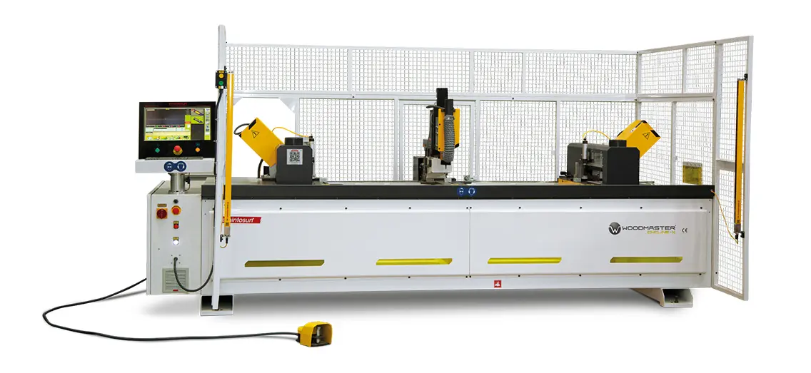 Линия для фрезерования дверей и коробок Woodmaster CNC Line-X