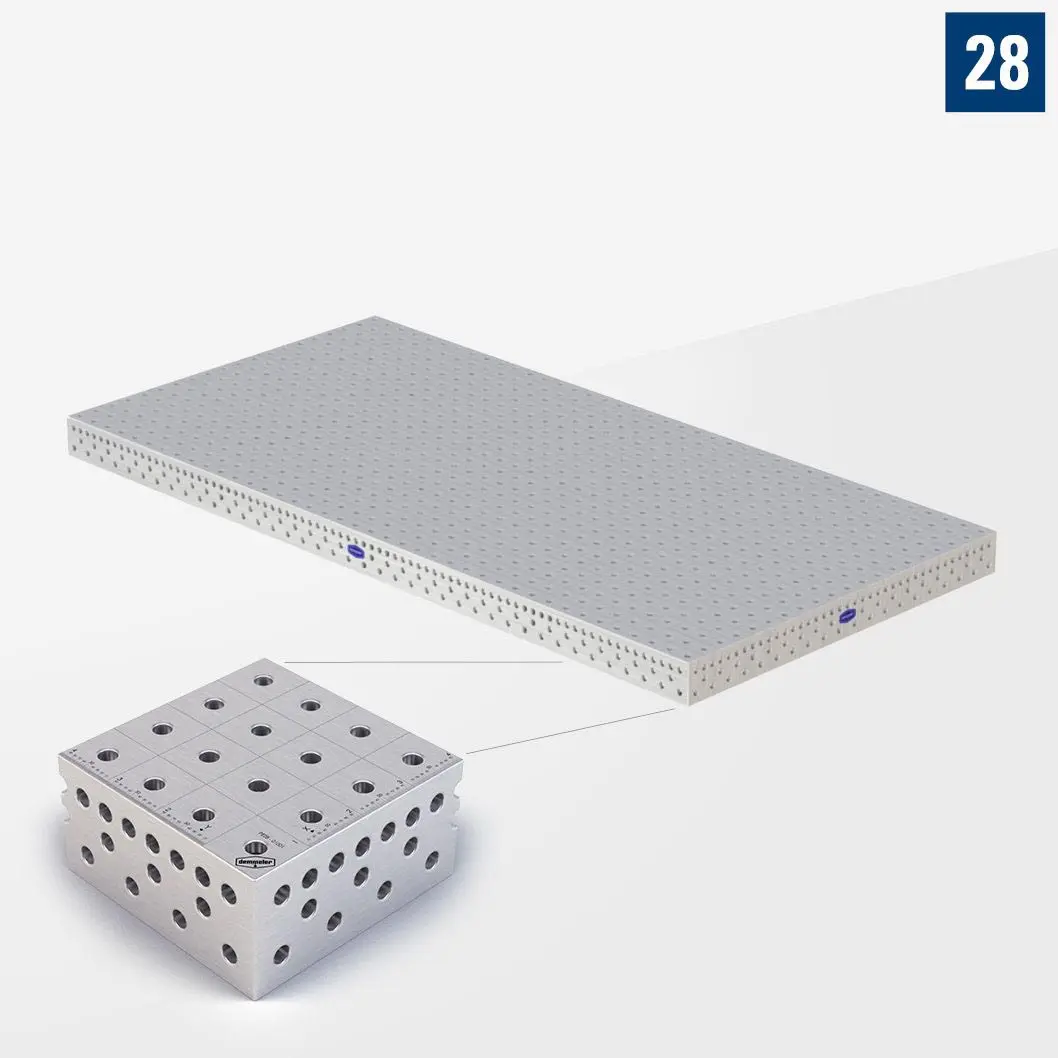 3D Сварочный стол PE28 4000х2000 Стандартное исполнение без опор PE28-01005-000