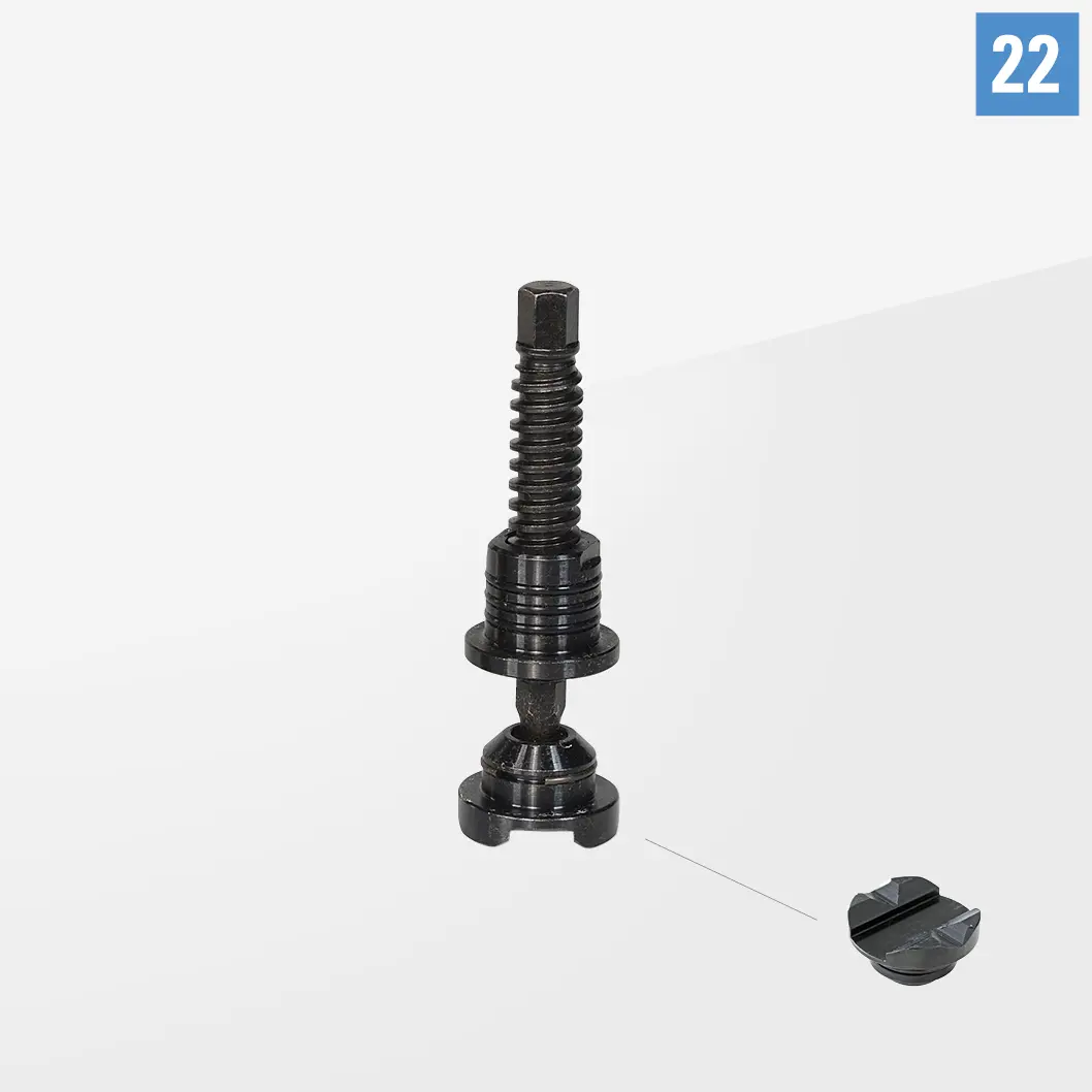 Короткий шпиндель с втулкой и зажимной опорой Арт. D22-07022-000