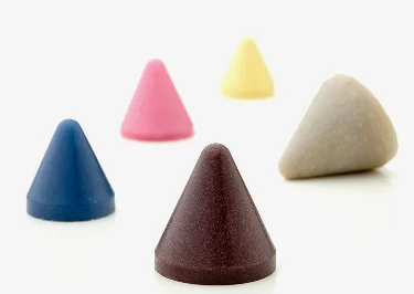 Наполнитель для галтовки Пластик Конус 6 мм LC Легкая шлифовка