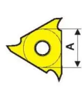 Твердосплавная сменная пластина для обработки канавок и отрезки JTGR/L-3110F