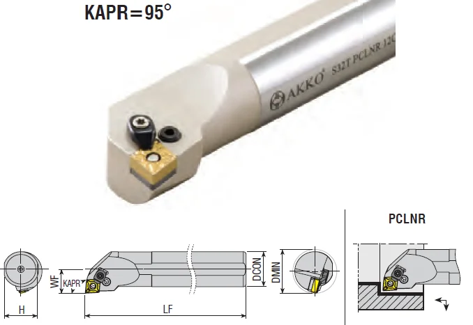 A50U PCLNR/L 12C Расточная державка P-тип