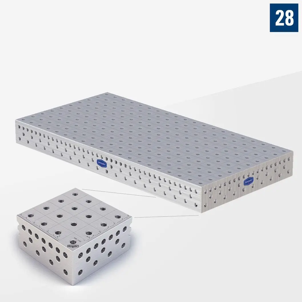 3D Сварочный стол PE28 2000х1000 Стандартное исполнение без опор PE28-01002-000