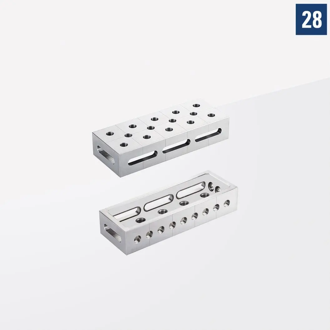 Промежуточный С-образный блок Алюминий-титан L500 200х100 Правый Арт. D28-04003-025