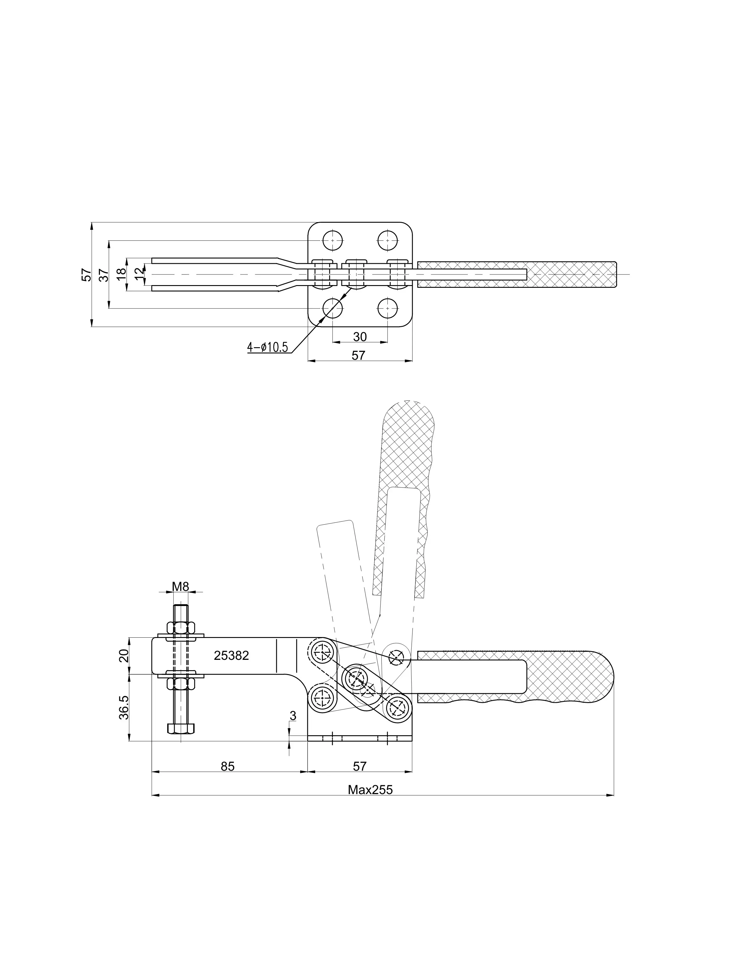 Прижим шарнирно-рычажный Арт. CH-25382
