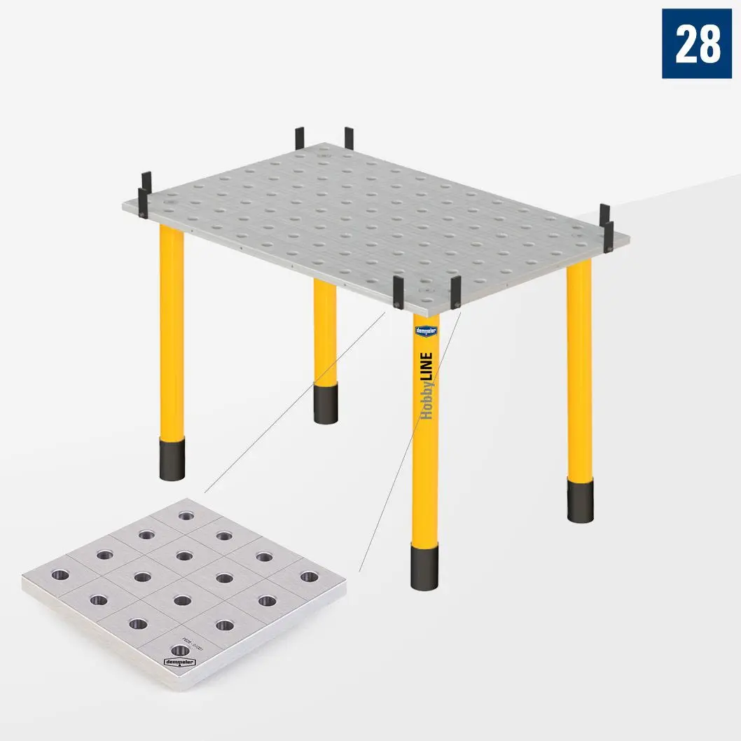 HobbyLINE H Плита 28 1200х800 Со стандартными опорами H28-11019-001