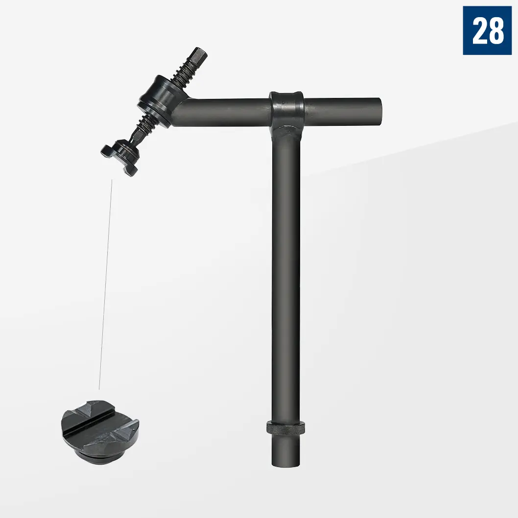 Струбцина 45° с коротким шпинделем H350 D28-07009-013