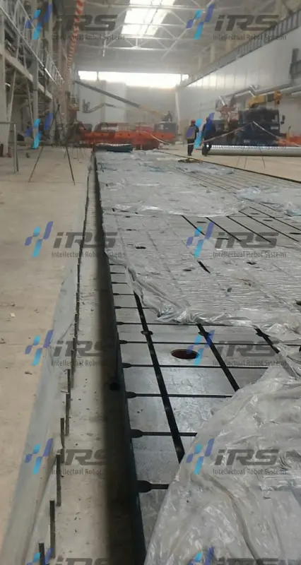 Подготовка фундамента для чугунных плит