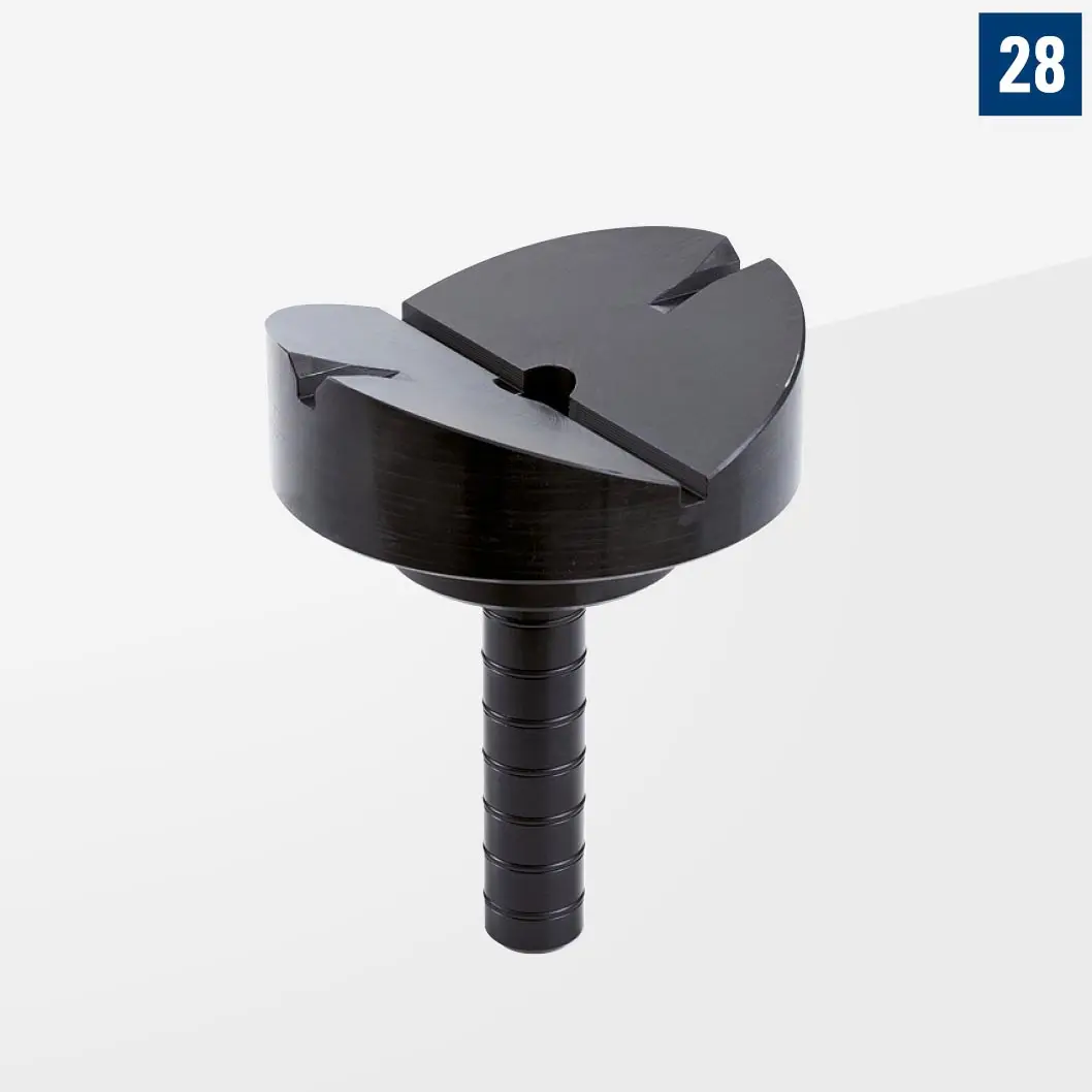 V-блок с оправкой для труб диаметром до 400 мм Сталь Арт. D28-09006-000