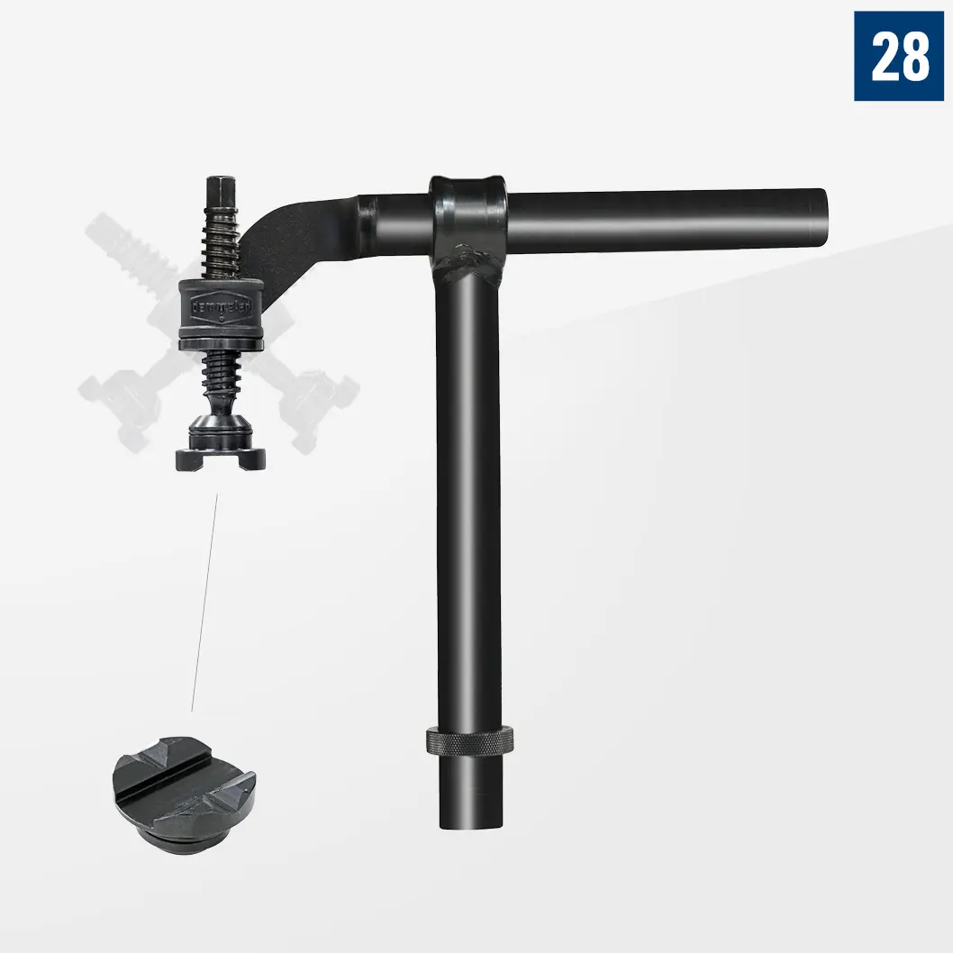 Многофункциональная струбцина с коротким шпинделем D28-07009-034