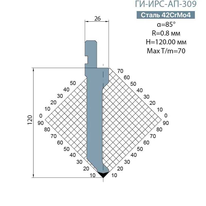 Пуансон Promecam-Amada ГИ-ИРС-AП-309