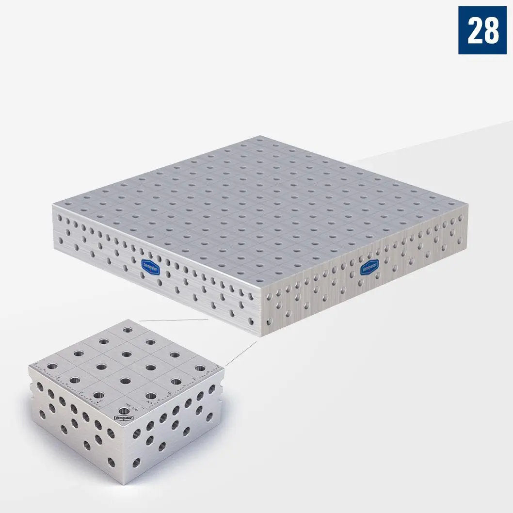 3D Сварочный стол PE28 1200х1200 Стандартное исполнение без опор PE28-01056-000