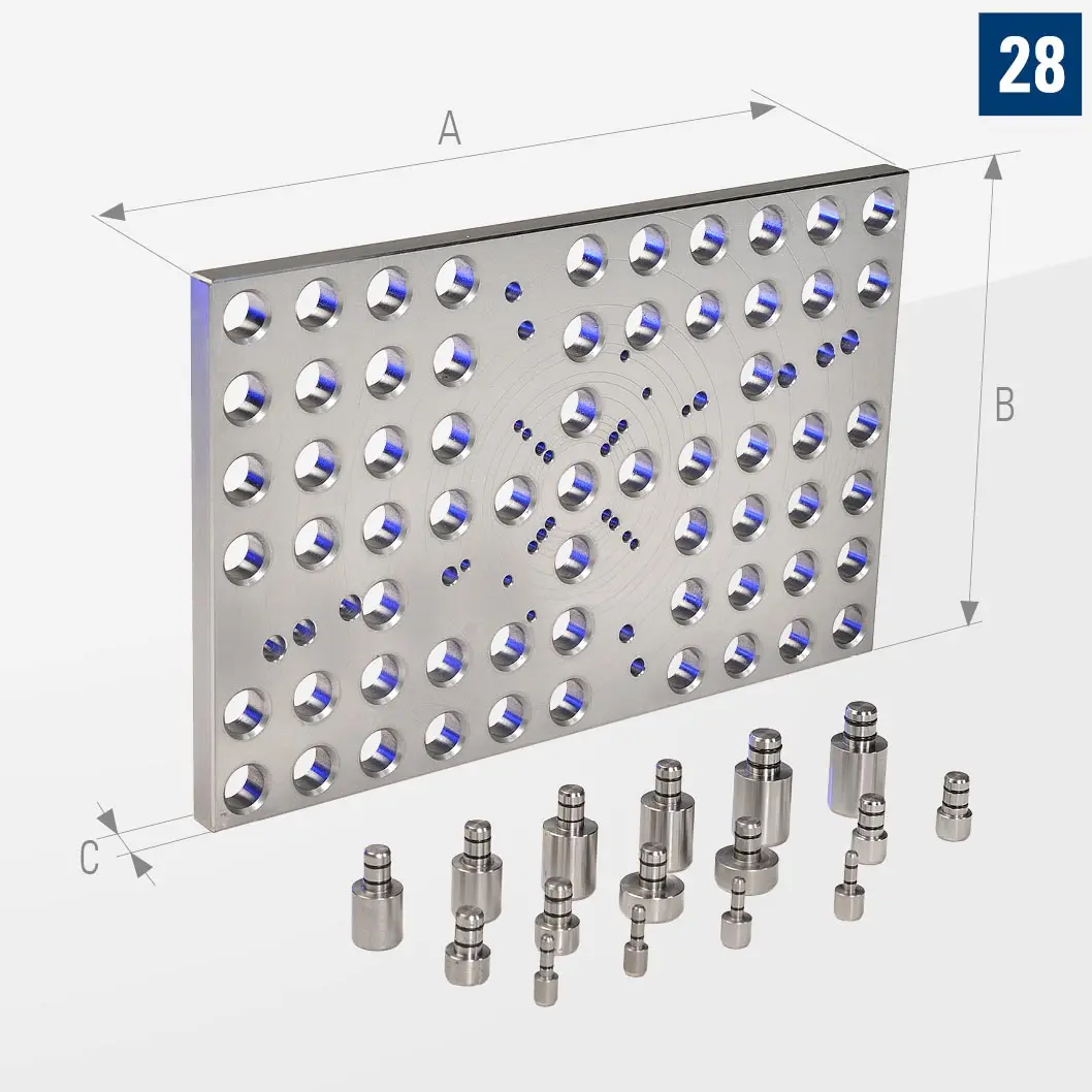 Соединительная плита для фланцев ANSI 550х350 D28-02006-026