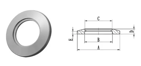 Фланец под сварку KF10 (нержавеющая сталь)