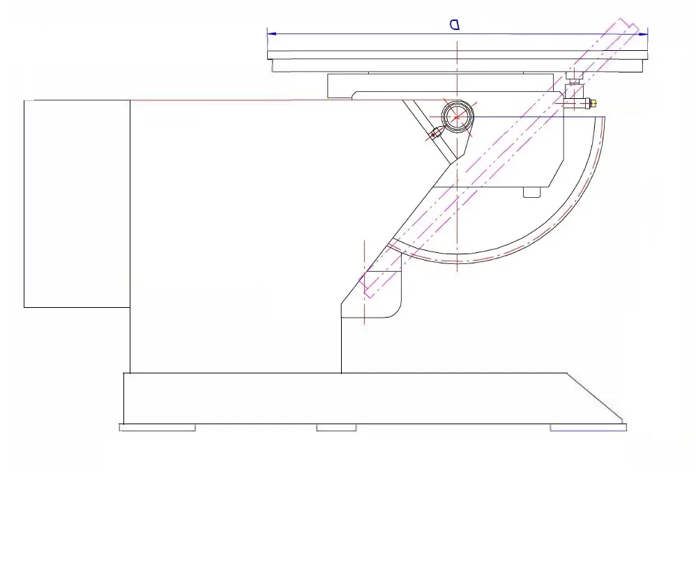 Двухосевой позиционер для РТК, г/п 1000 кг