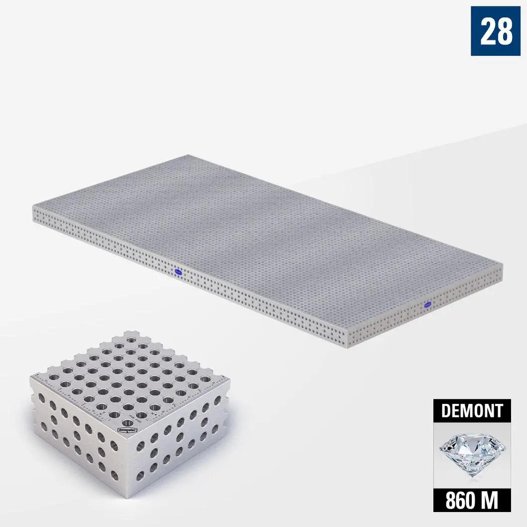 PROFI Premium LINE PP 3D Сварочный стол 4800х2400 Азотированный DEMONT 860 M Без опор PP28-11085-700