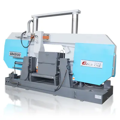 Полуавтоматический двухстоечный ленточнопильный станок по металлу GB42100