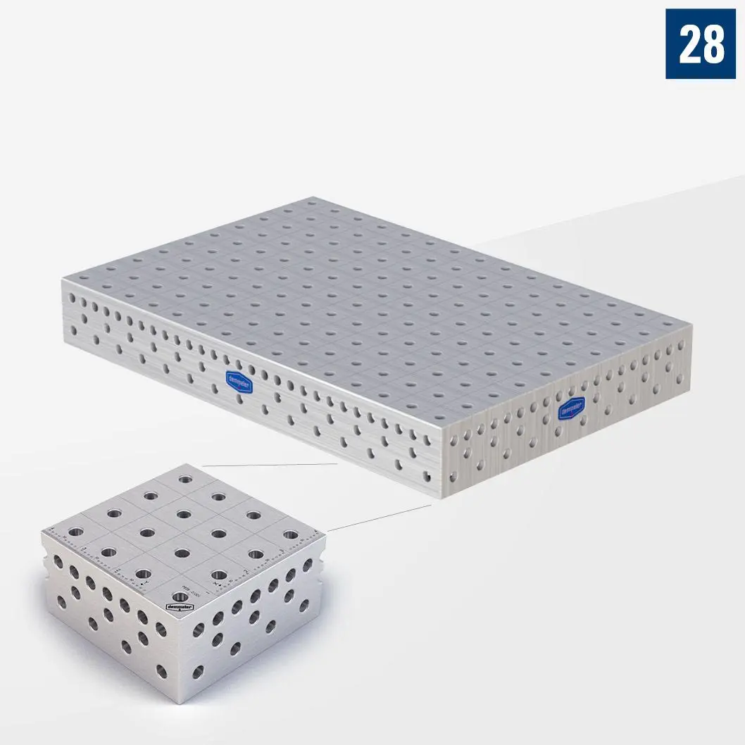 3D Сварочный стол PE28 1500х1000 Стандартное исполнение без опор PE28-01011-000