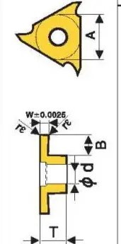Твердосплавная сменная пластина MGTR-33200