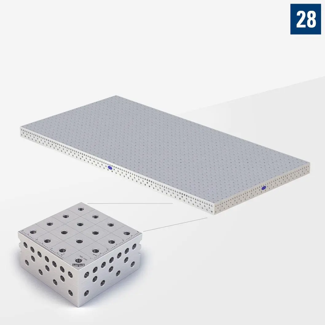 3D Сварочный стол PE28 4800х2400 Стандартное исполнение без опор PE28-11085-000