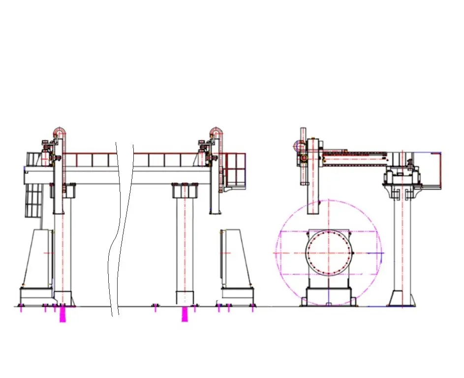 Гантрисистема XYZ, длина хода 7 м