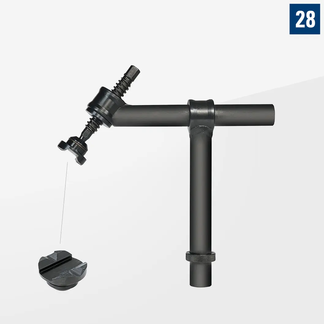 Струбцина 45° с коротким шпинделем H220 D28-07009-002