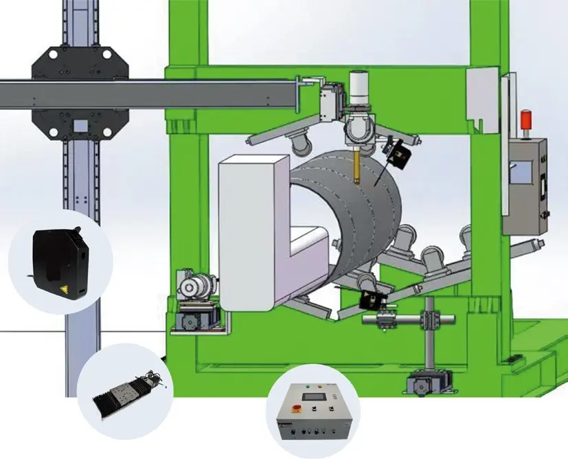 Система спиральной сварки труб LX-NH
