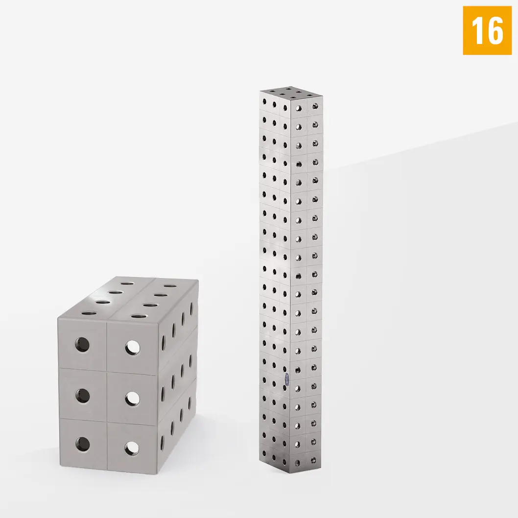 Промежуточный U-образный блок Сталь L1000 100х150 Арт. D16-04003-070