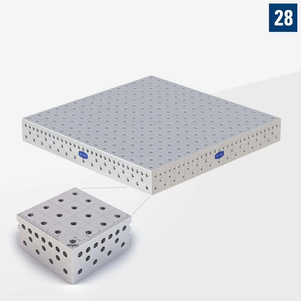 3D Сварочный стол PE28 1500х1500 Стандартное исполнение без опор PE28-01031-000