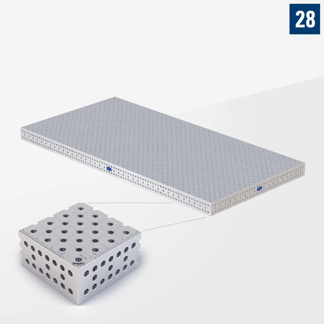 PROFIPlusLINE PL 3D Сварочный стол 28 4000х2000 Стандартное исполнение без опор PL28-01005-000