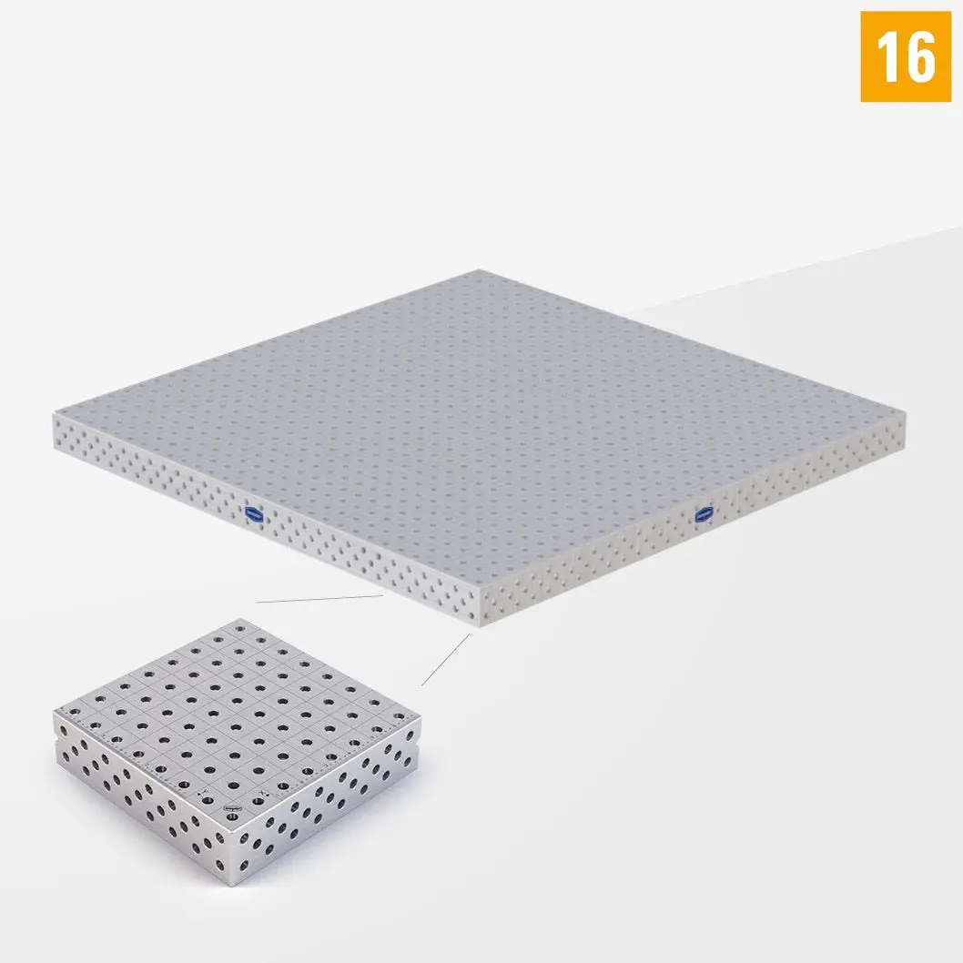 PE 3D Сварочный стол 16 1500х1500 Стандартное исполнение без опор