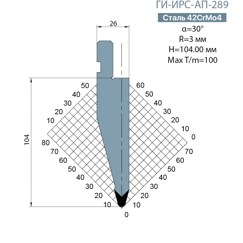 Пуансон Promecam-Amada ГИ-ИРС-AП-289