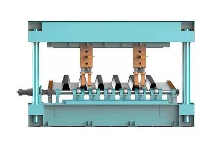 Правильная машина для П-образных рёбер и нижней плиты (холодная/горячая правка)