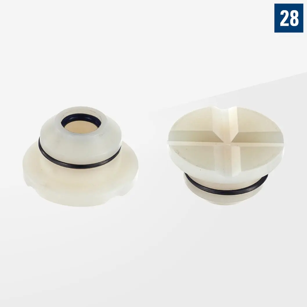 Прижимная и опорная деталь POM D28-07011-002