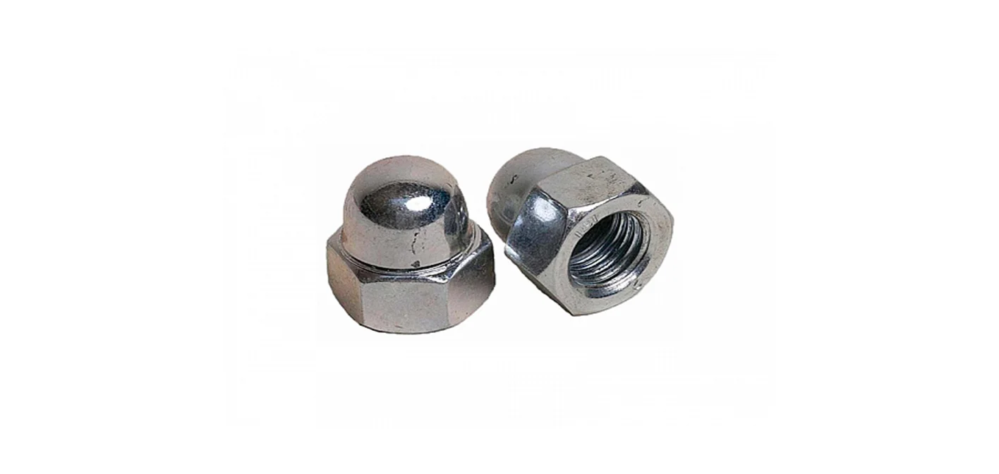 Гайка колпачковая М12 DIN 1587 Сталь оцинкованная