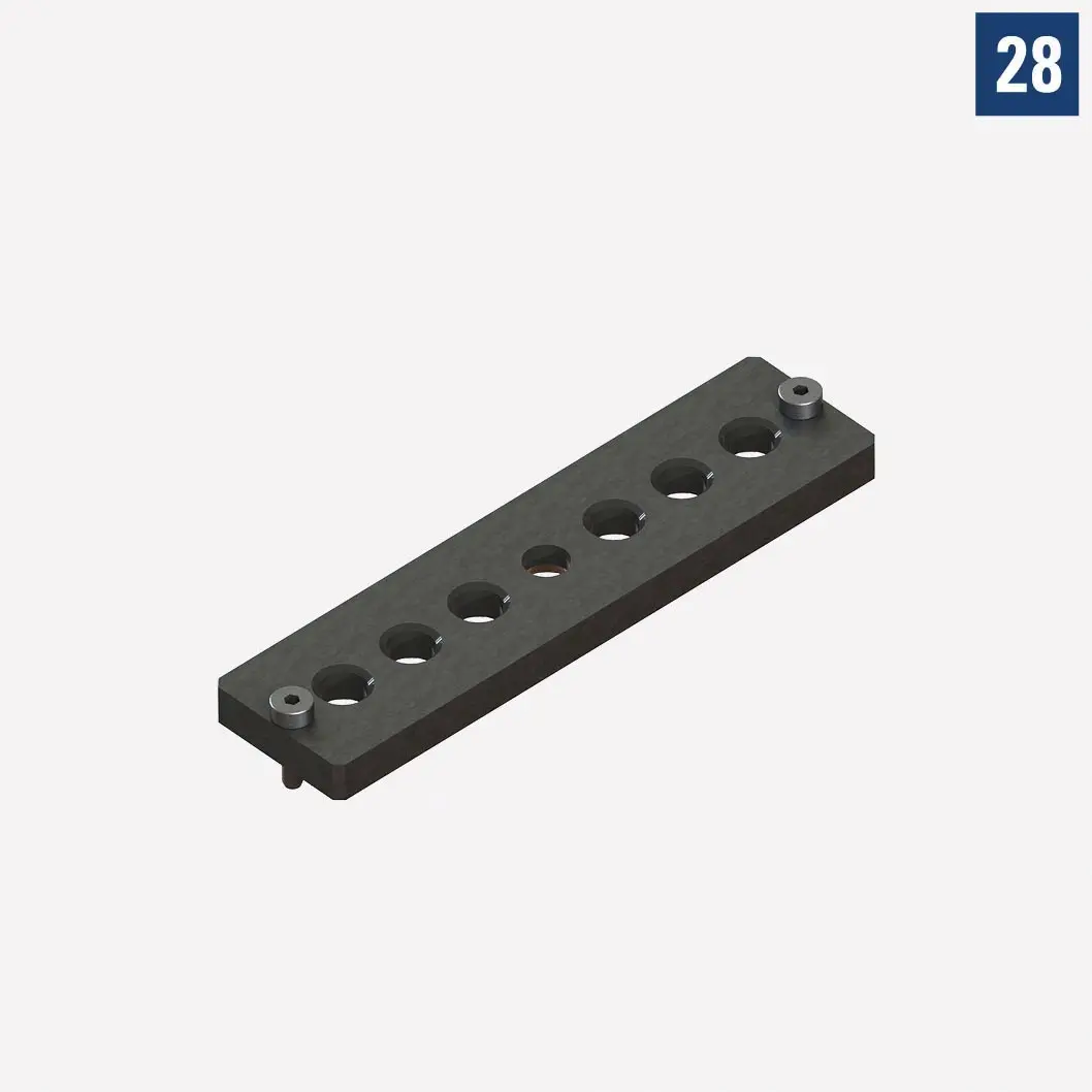 Монтажная пластина для U-образного промежуточного блока шириной 400мм Арт. 00060369