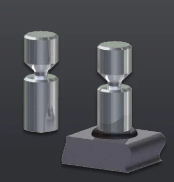 Штифт 14,6х9х25 стальной в комплекте с керамическим кольцом PF16