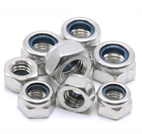 Гайка М6 DIN 985 шестигранная самоконтрящаяся Сталь нержавеющая