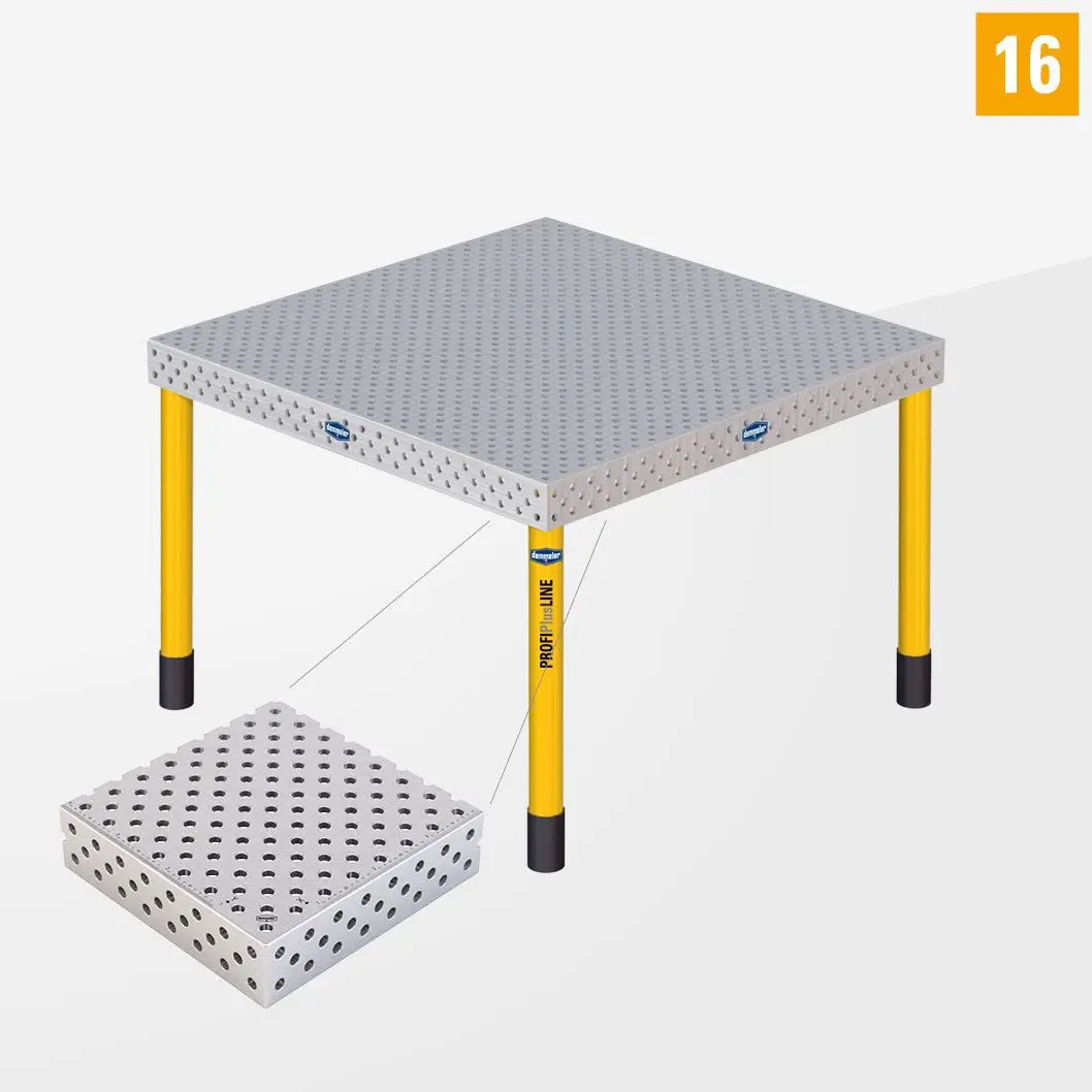 PROFIPlusLINE PL 3D Сварочный стол 16 1200х1200 Стандартное исполнение Со стандартными опорами